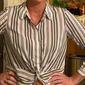 I.N.C. Business Attire Collared Blouse